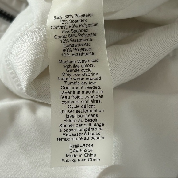 Nanette Lepore White Breathable Vest Women's Full Zip Mesh Activewear Size XL - Picture 5 of 7